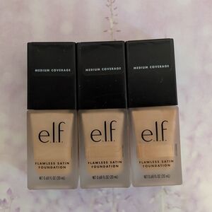ELF Flawless Satin Foundation - Medium Coverage Shade Alabaster 3/$16